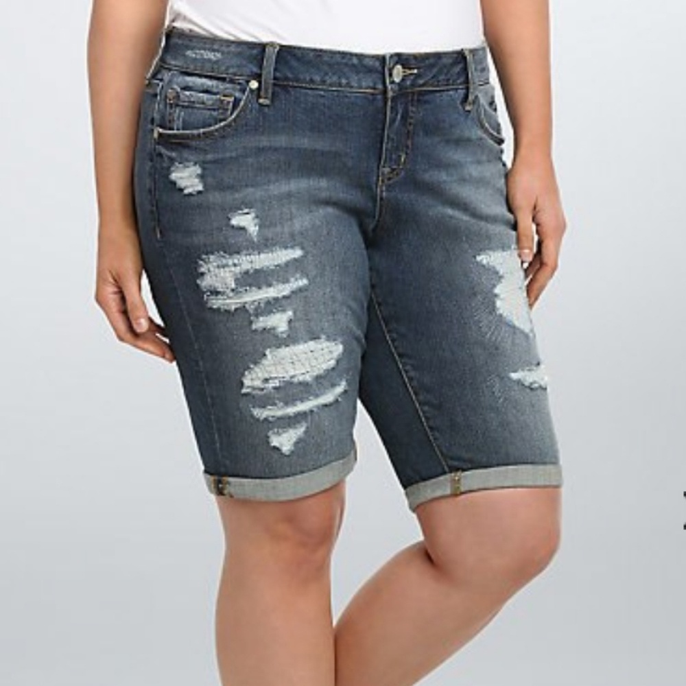 Boyfriend Bermuda Shorts